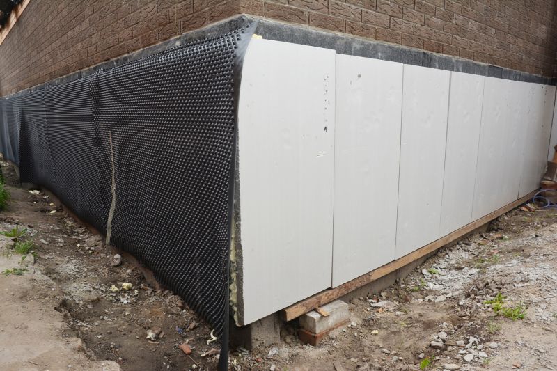 Completed Waterproofing on Foundation